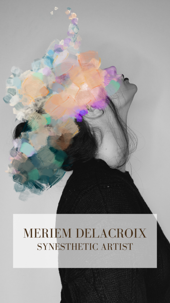 Meriem Delacroix, synesthetic art and paintings - profile photo